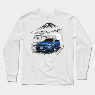 Nissan Skyline R34 Long Sleeve T-Shirt